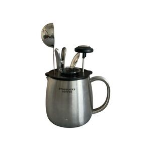 Starbucks Stainless steel Espresso Barista Coffee set.